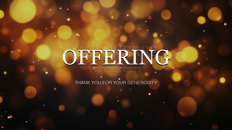 Offering worship background soft bokeh