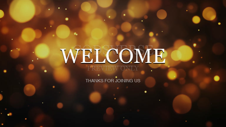 Welcome worship background soft bokeh