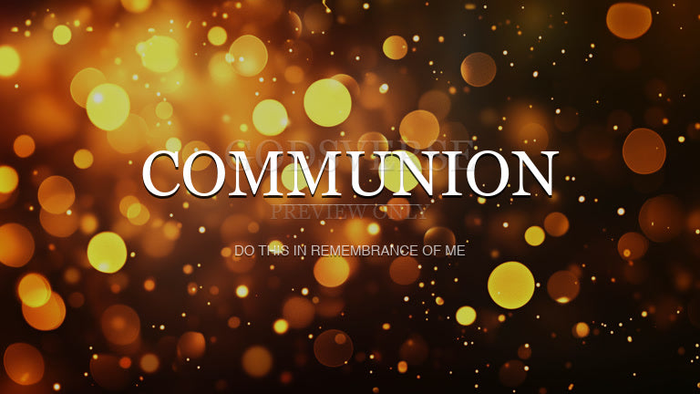 Communion worship background soft bokeh