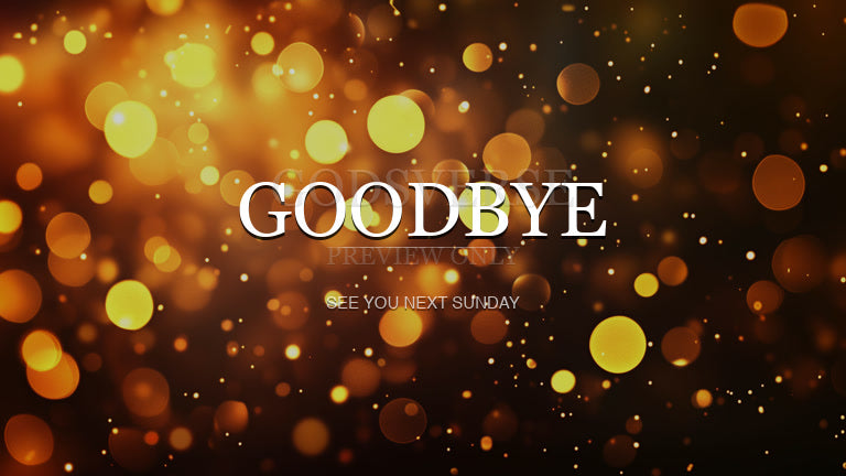 Goodbye worship background soft bokeh