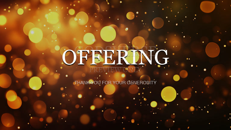 Offering worship background soft bokeh