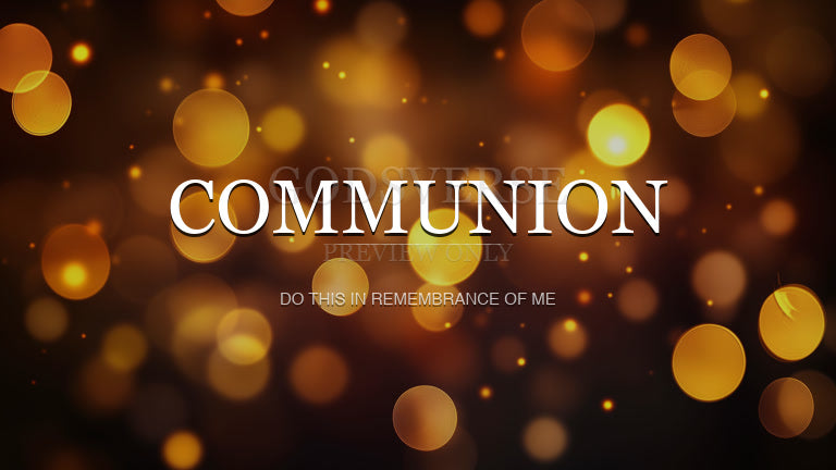 Communion worship background soft bokeh