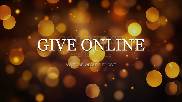 Give Online worship background soft bokeh