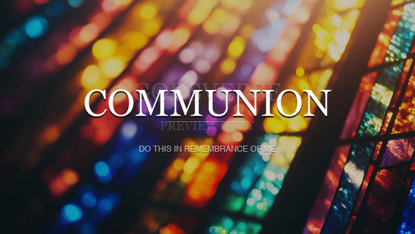 Communion worship background stained glass