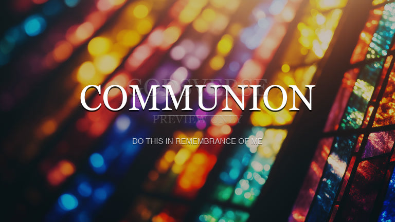 Communion worship background stained glass