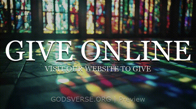 Give Online motion background stained glass