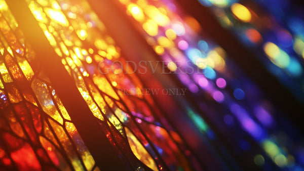 Blank worship background stained glass