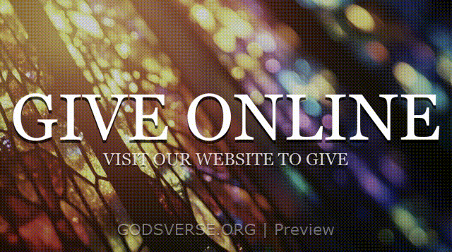 Give Online motion background stained glass