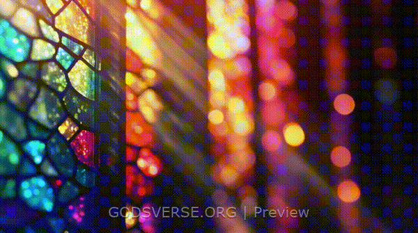 Blank motion background stained glass