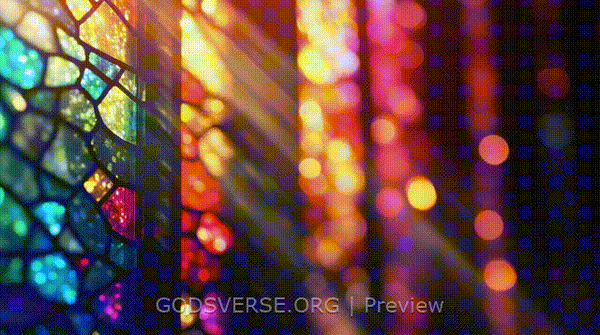 Blank motion background stained glass