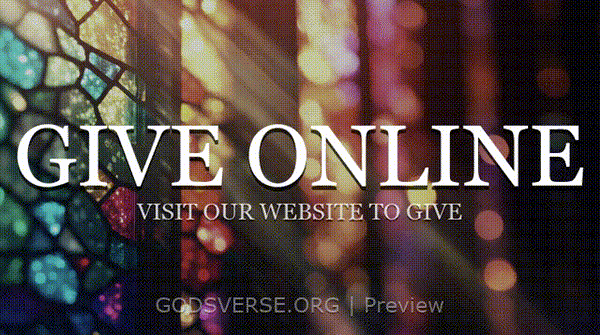 Give Online motion background stained glass