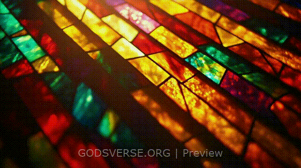 Blank motion background stained glass