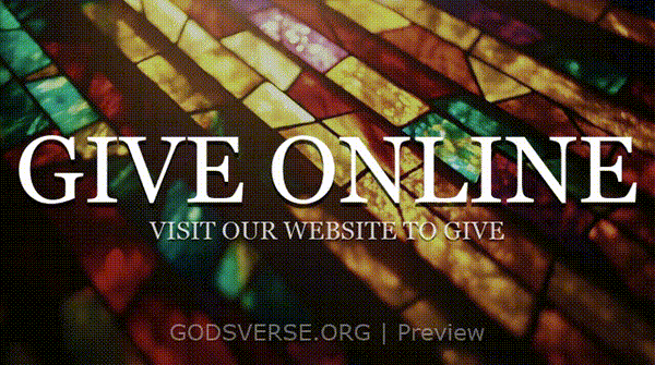 Give Online motion background stained glass