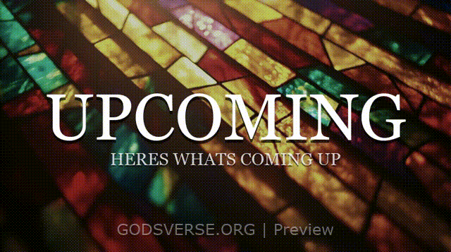 Upcoming motion background stained glass
