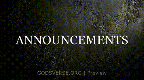 Announcements motion background urban concrete