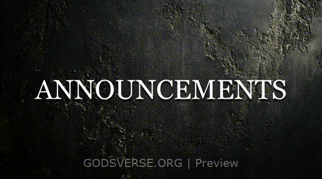 Announcements motion background urban concrete