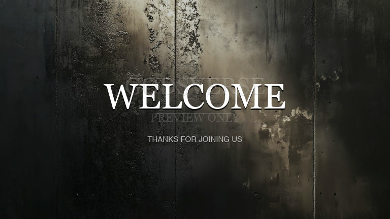 Welcome worship background urban concrete