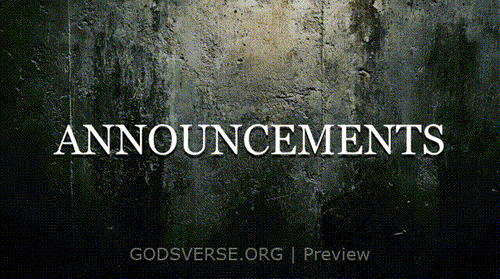 Announcements motion background urban concrete