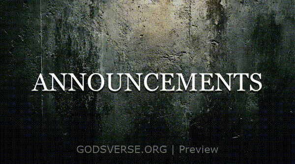 Announcements motion background urban concrete