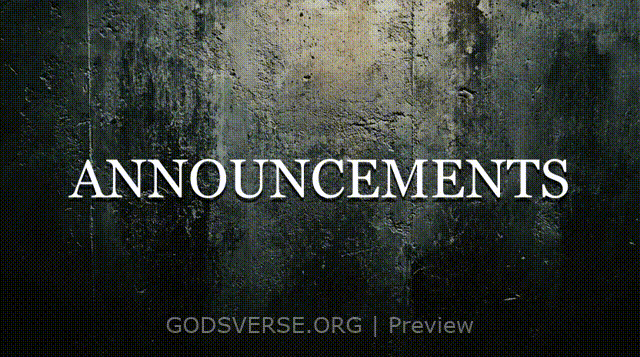 Announcements motion background urban concrete