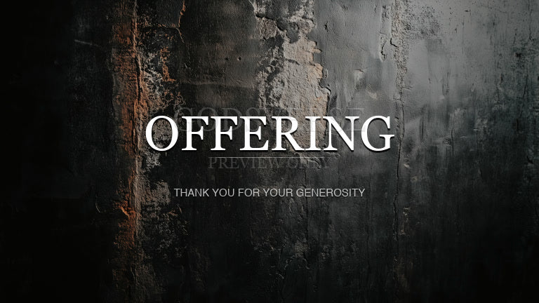 Offering worship background urban concrete