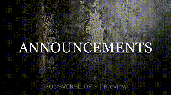 Announcements motion background urban concrete