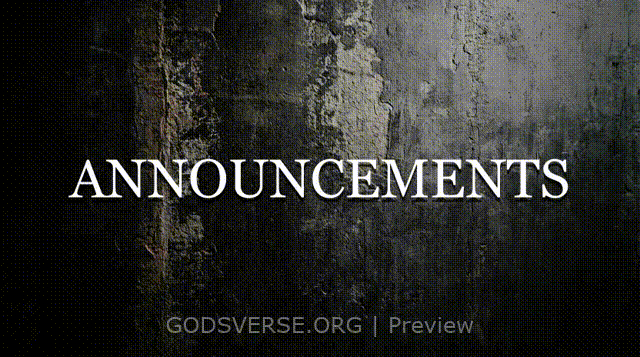 Announcements motion background urban concrete