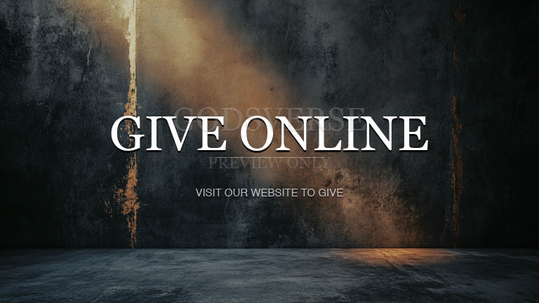 Give Online worship background urban concrete