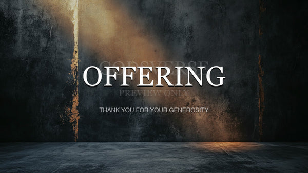 Offering worship background urban concrete