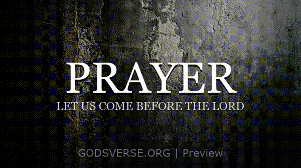 Prayer motion background urban concrete