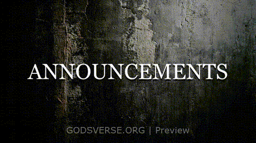Announcements motion background urban concrete