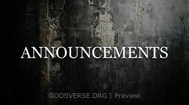 Announcements motion background urban concrete