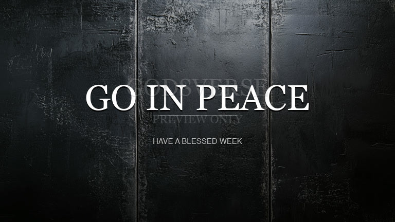Go In Peace worship background urban concrete