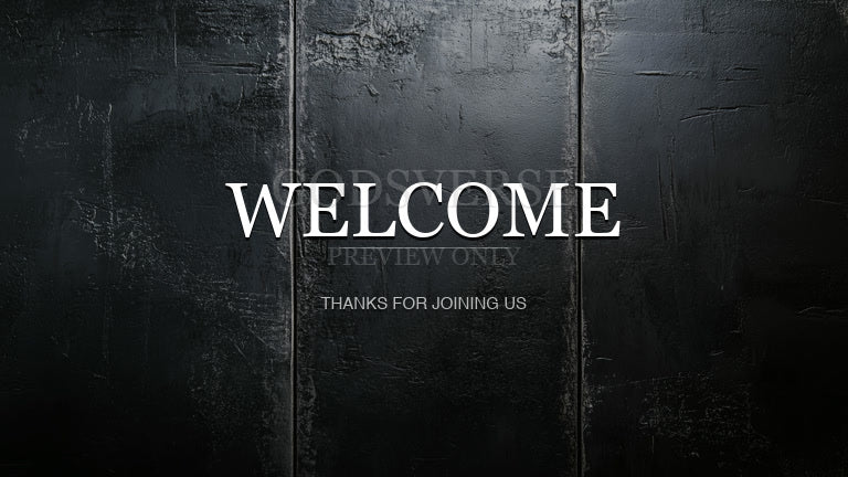 Welcome worship background urban concrete