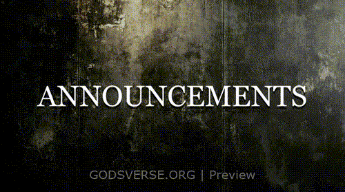 Announcements motion background urban concrete