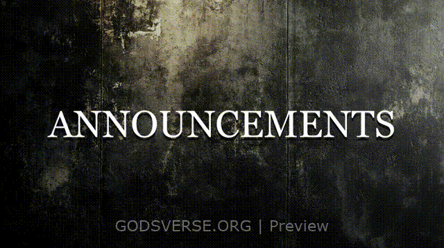 Announcements motion background urban concrete