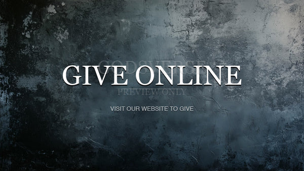 Give Online worship background urban concrete