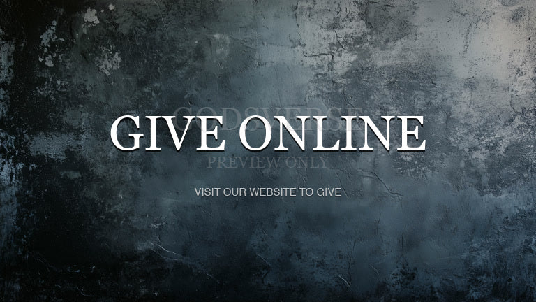 Give Online worship background urban concrete