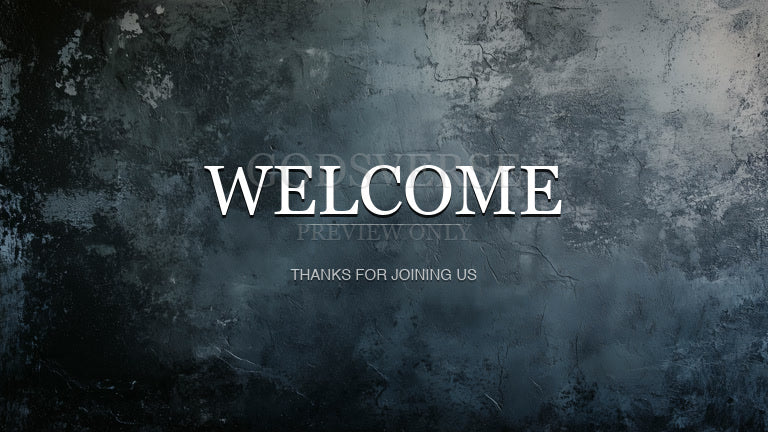 Welcome worship background urban concrete