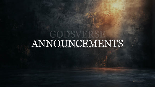 Announcements worship background urban concrete