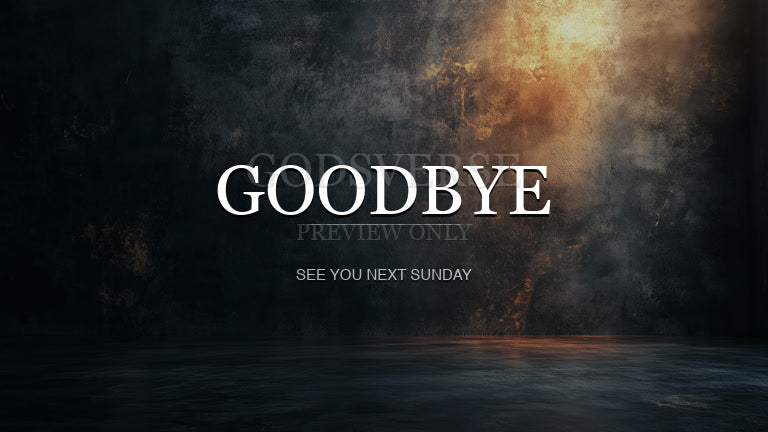 Goodbye worship background urban concrete