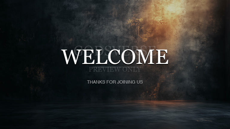 Welcome worship background urban concrete
