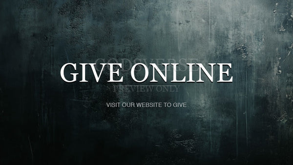 Give Online worship background urban concrete