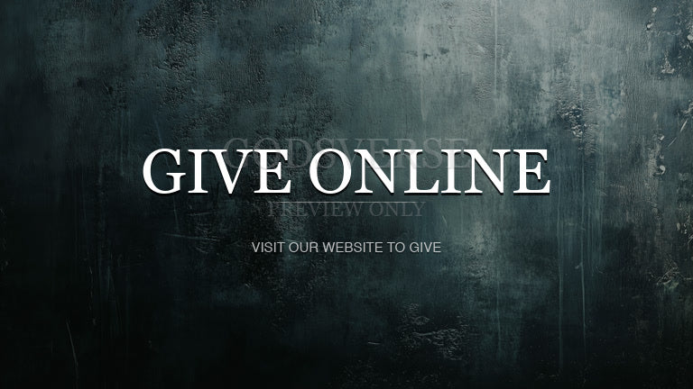 Give Online worship background urban concrete