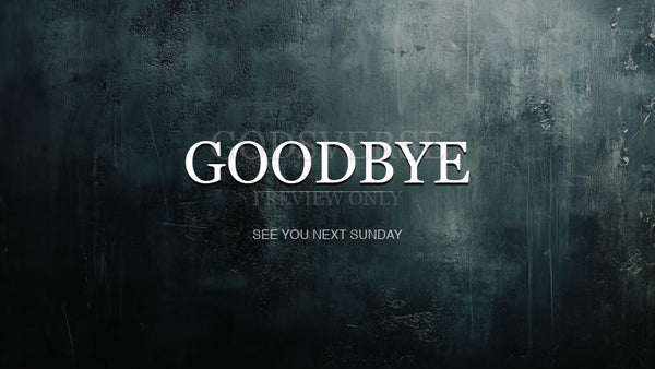 Goodbye worship background urban concrete