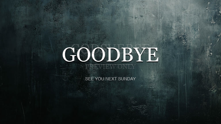 Goodbye worship background urban concrete