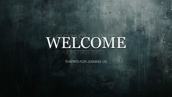 Welcome worship background urban concrete