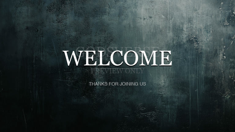 Welcome worship background urban concrete