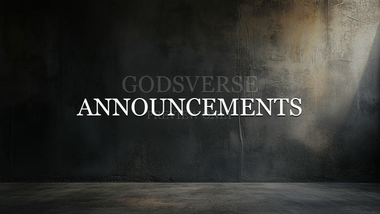 Announcements worship background urban concrete
