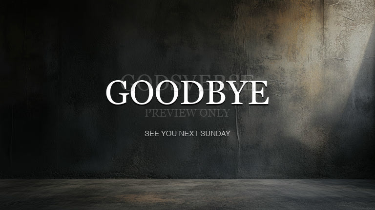 Goodbye worship background urban concrete
